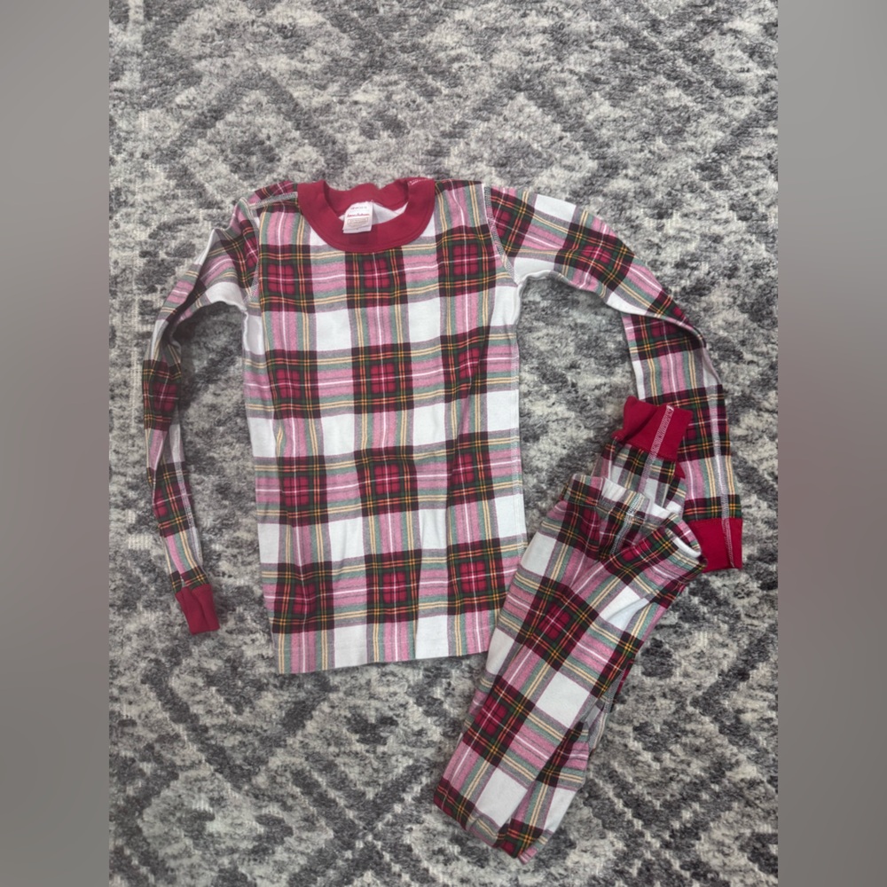 Kids Plaid Christmas Hanna andersson pjs